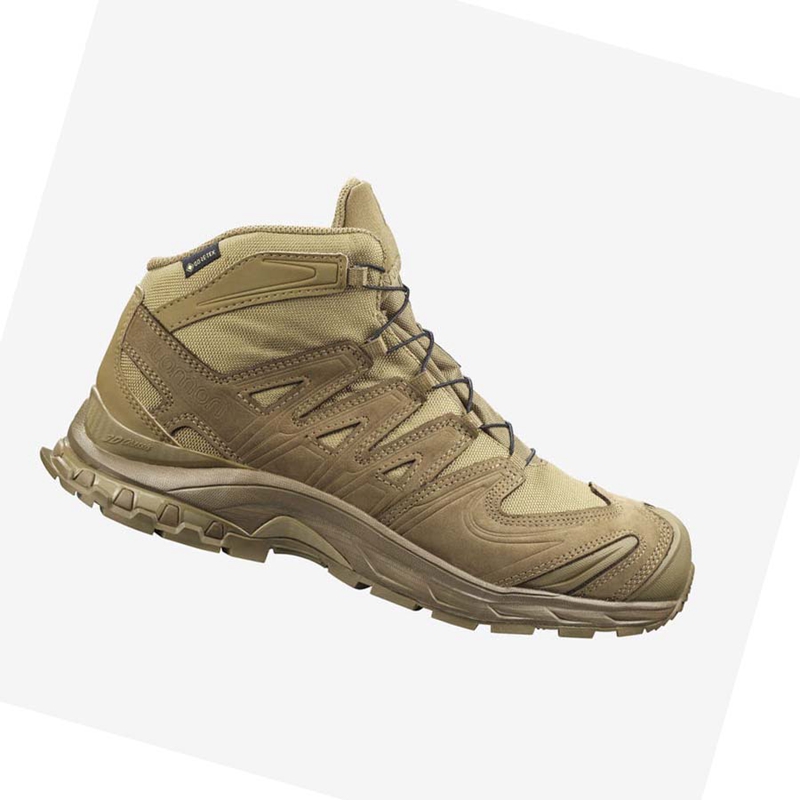 Men's Salomon XA FORCES MID GORE-TEX Boots Brown | 09482-TSEM