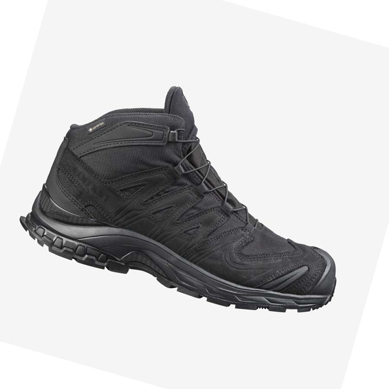 Men's Salomon XA FORCES MID GORE-TEX EN Boots Black | 16480-OHEK