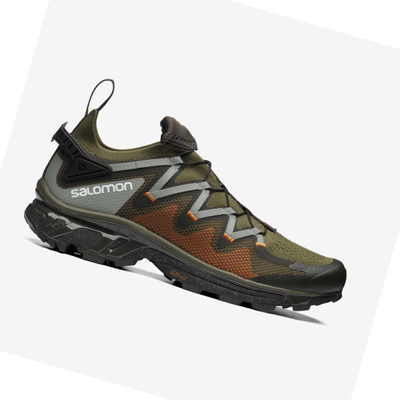 Men's Salomon XT-RUSH Sneakers Olive | 26145-RFIK