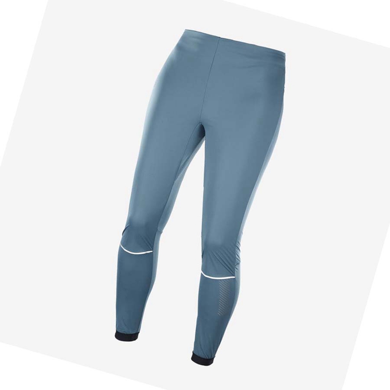 Women's Salomon LIGHT SHELL Pants Blue | 35709-ZXVG