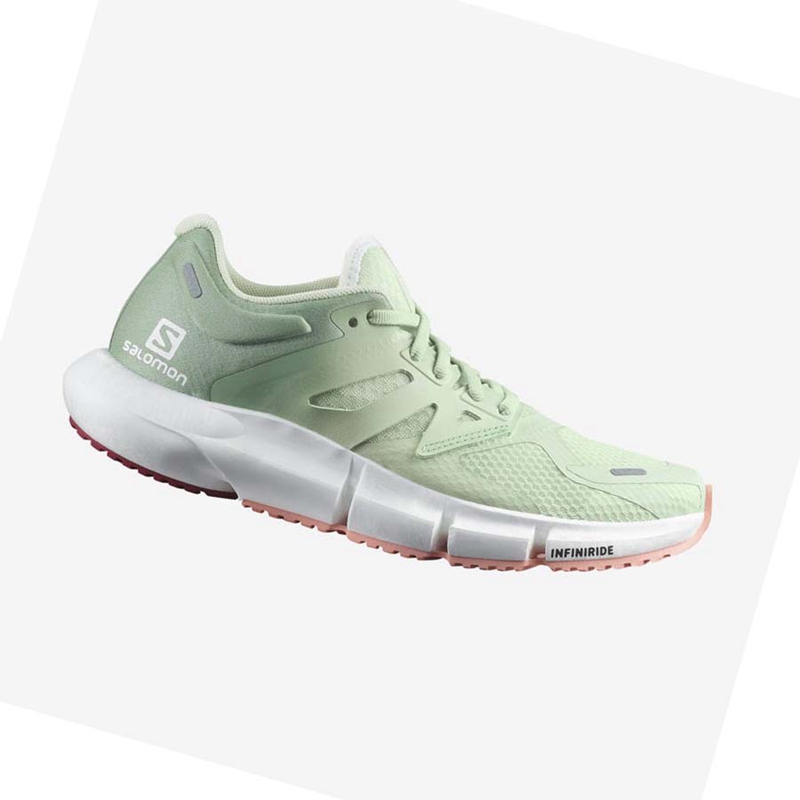 Women's Salomon PREDICT 2 Running Shoes Green | 58096-ZPVO