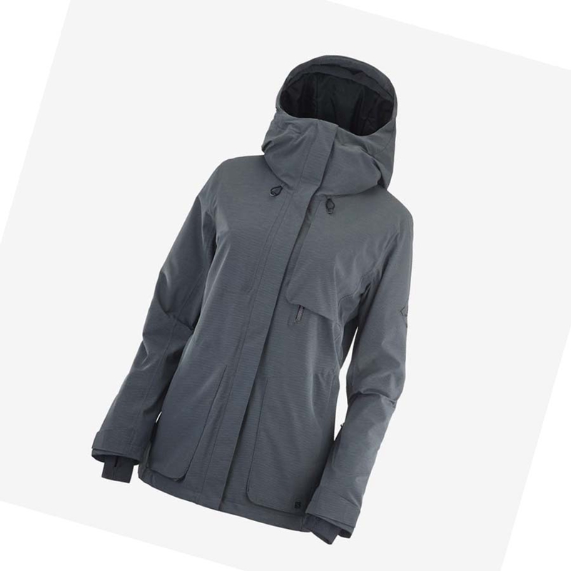 Women's Salomon PROOF LIGHT Ski Jackets Black | 87513-FUSR