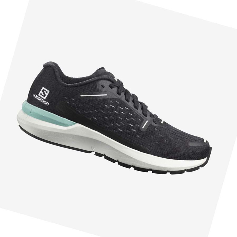 Women's Salomon SONIC 4 Running Shoes Black | 52973-ZNSA