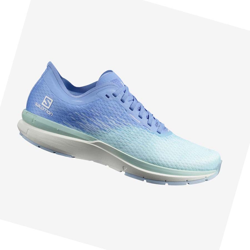 Women's Salomon SONIC 4 Running Shoes Blue | 57169-SZIY