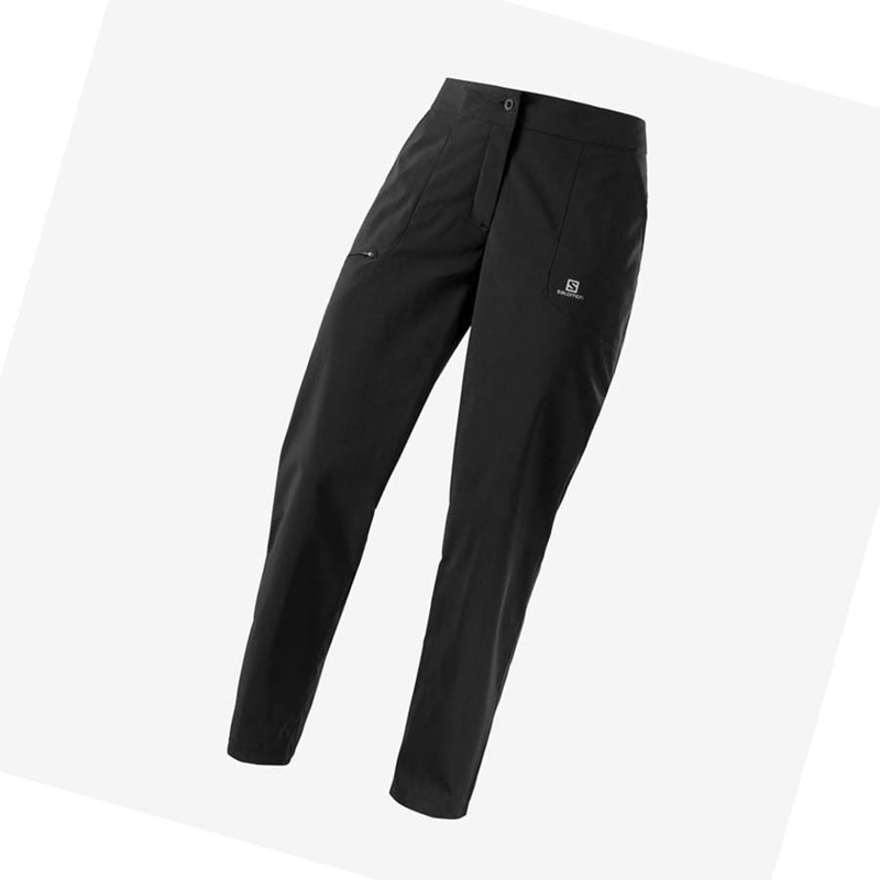 Women's Salomon WAYFARER CITY Pants Black | 21046-UXTF