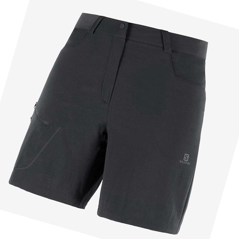 Women's Salomon WAYFARER Shorts Grey | 40816-HOFI